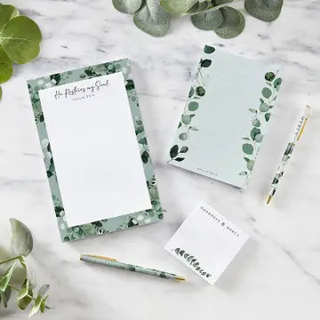 Sticky Notepad Set - He Restores My Soul